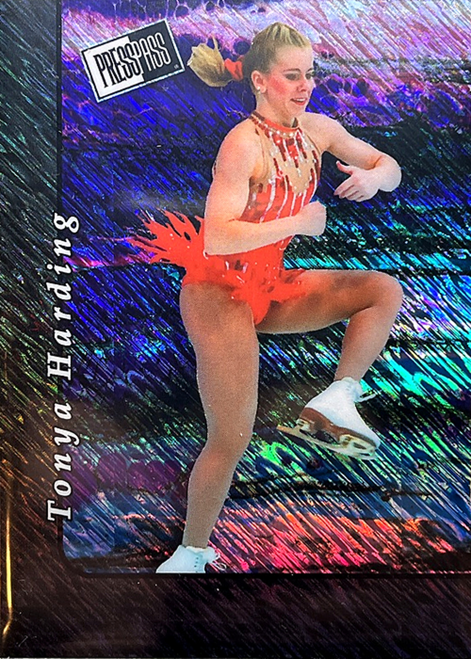 Tonya Harding 2024 Press Pass 1/1 One of One Gold Vinyl Figure Skating